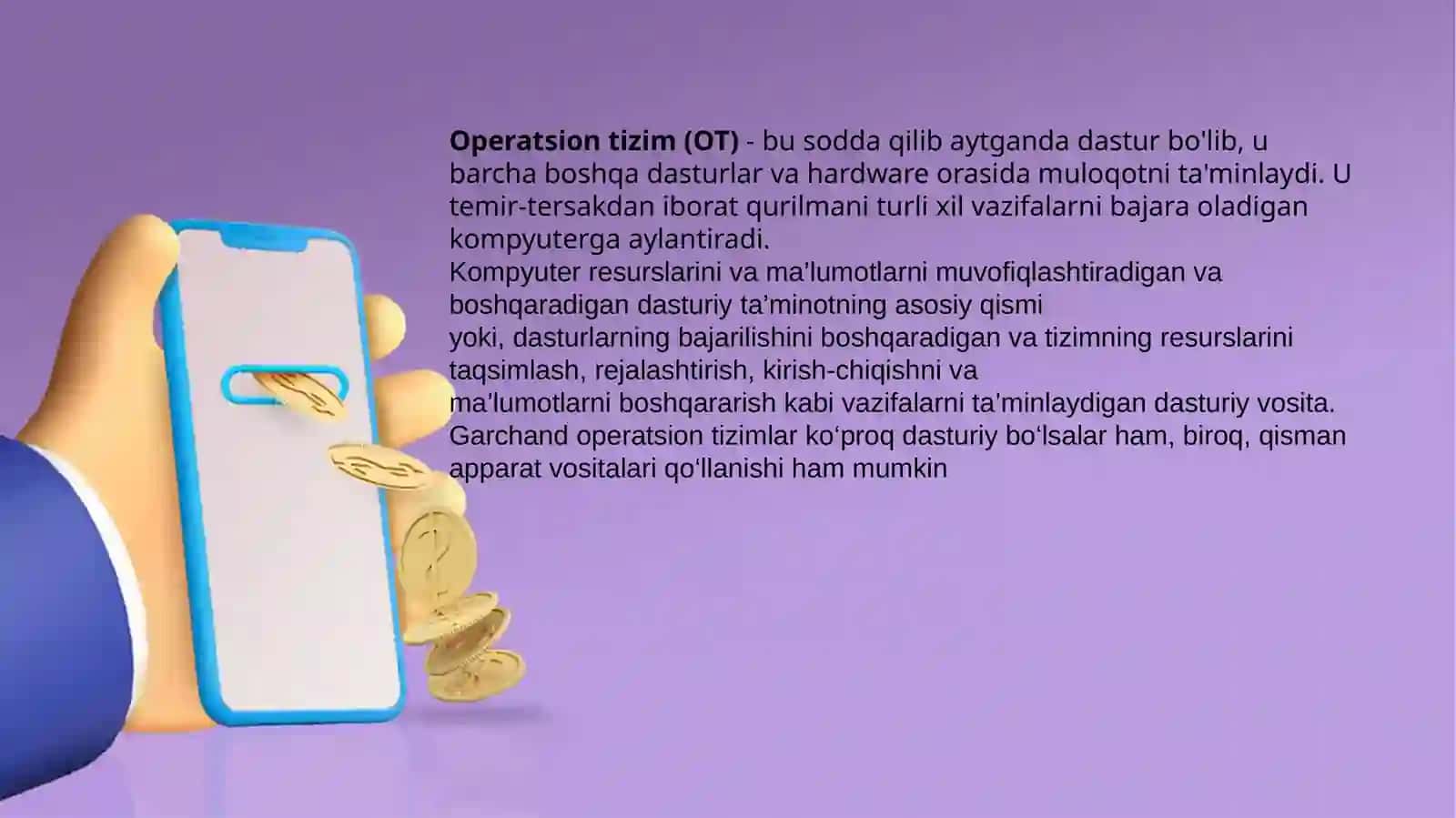 Operatsiyon tizimlari 3