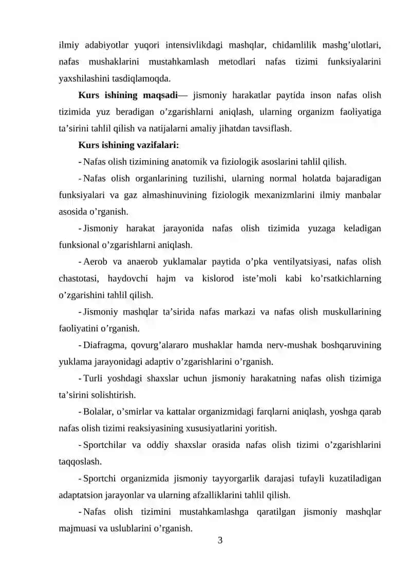 Jismoniy harakatda nafas olish tizimi o'zgarishlari 3