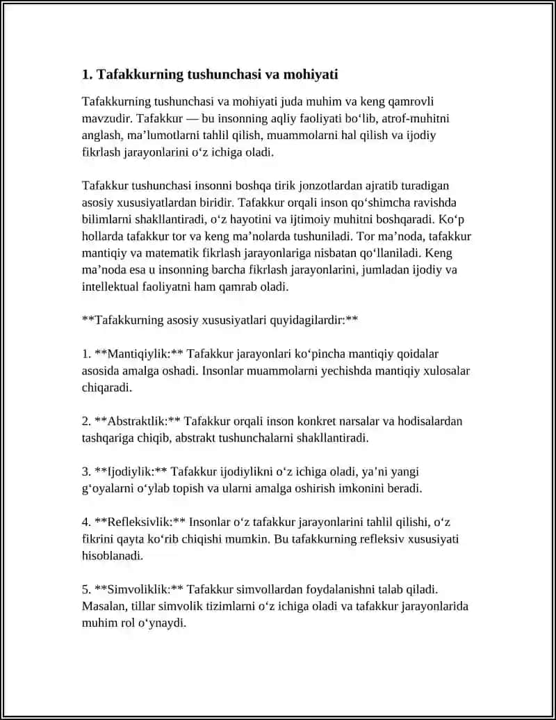 TAFAKKURNING BUZILISHLARI VA TEKSHIRISH USULLARI 3