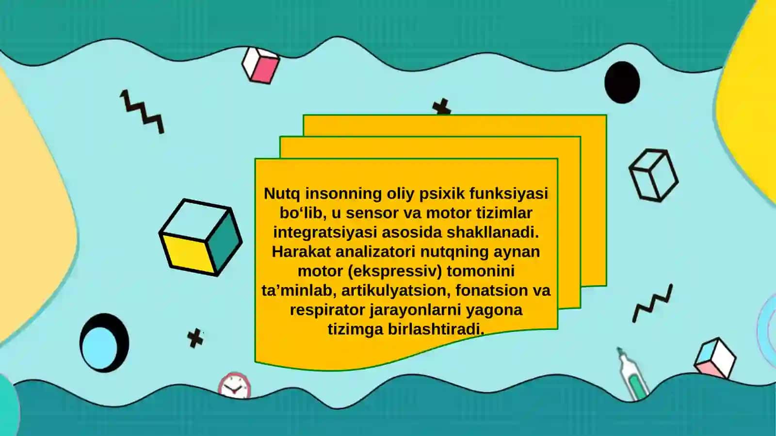 Nutq rivojlanishida harakat analizatorining roli 3