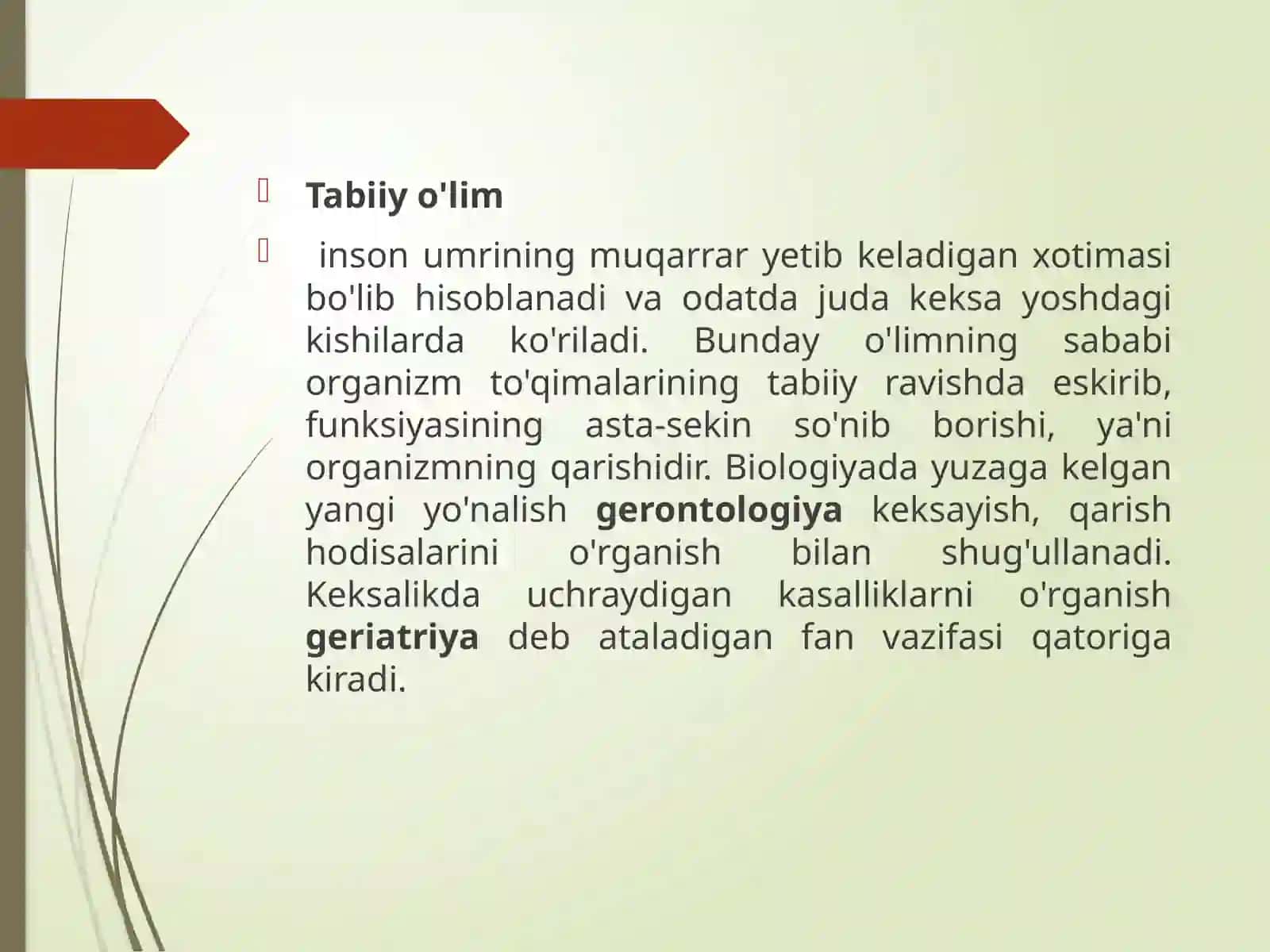 O’lim haqida tushuncha 3
