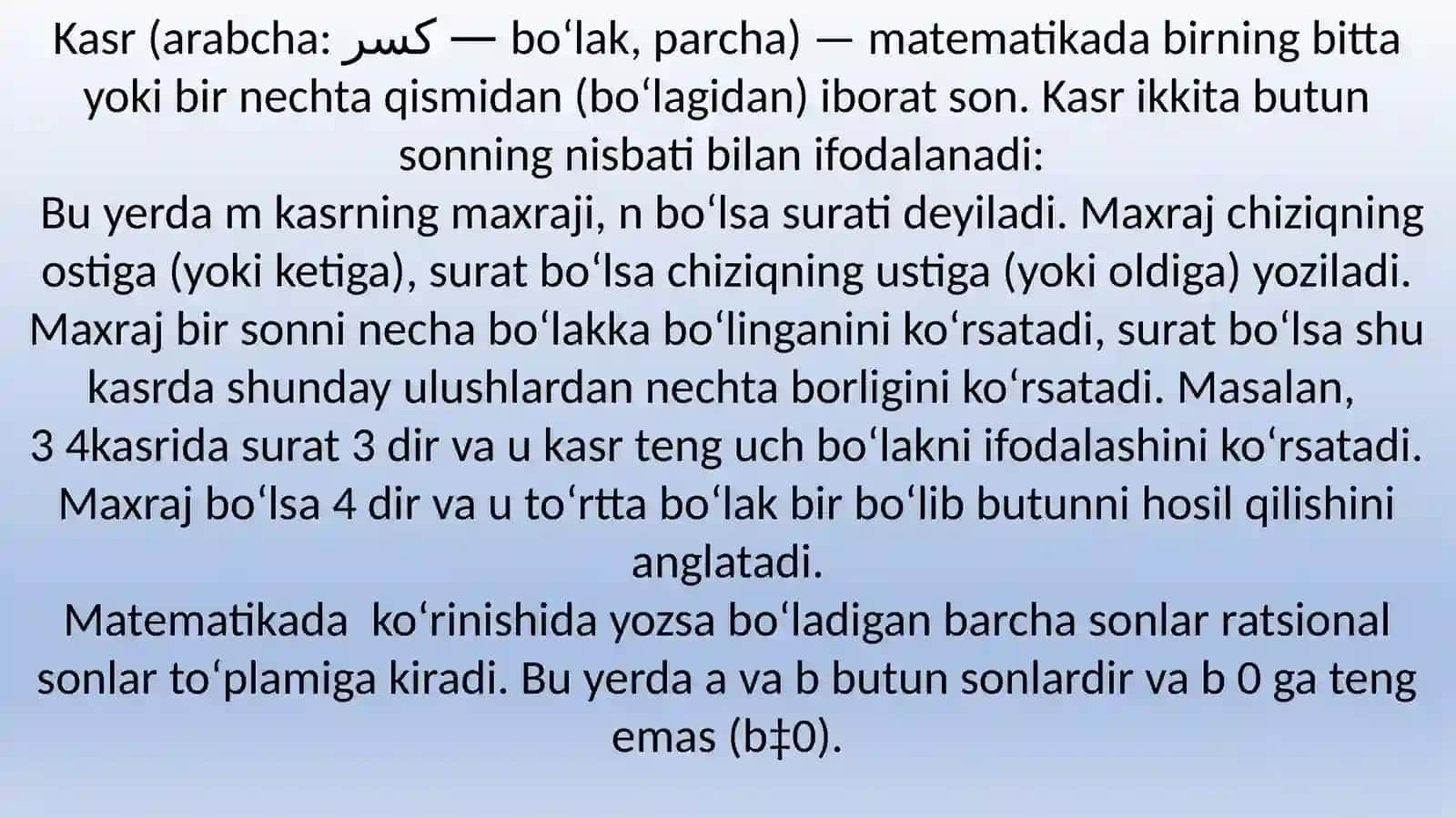 ELEMENTAR MATEMATIKA fanidan mustaqil ta’lim 3