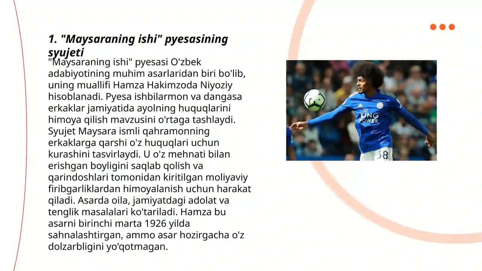 "Maysaraning ishi" pyesasi 3