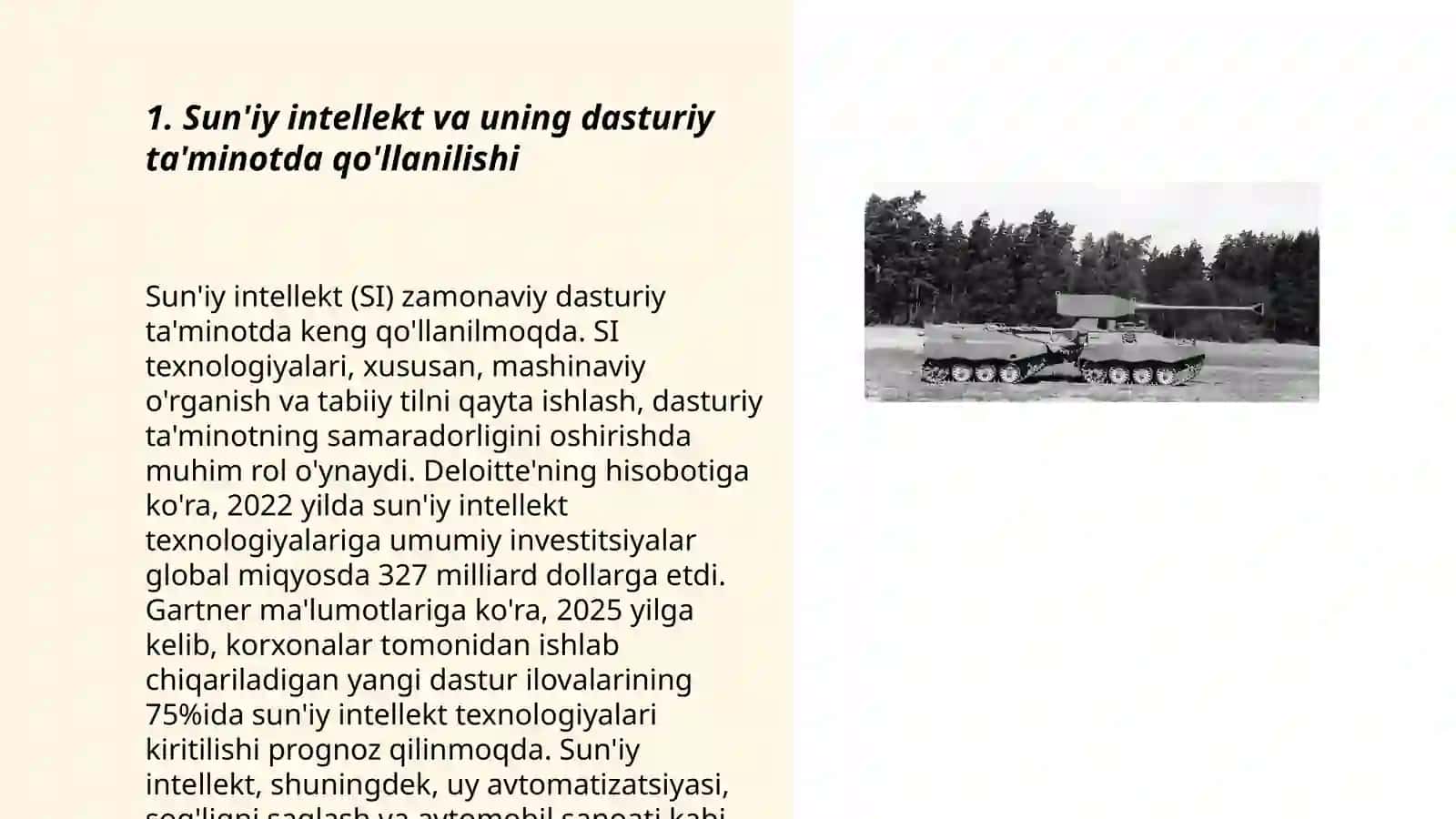 Sun'iy intellekt va uning dasturiy ta'minotda qo'llanilishi 3