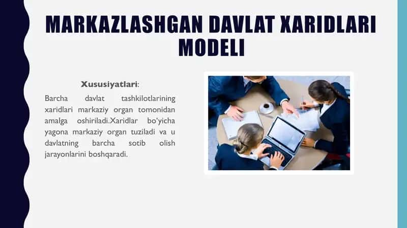 Davlat xaridlarini tashkil etish modellari 3