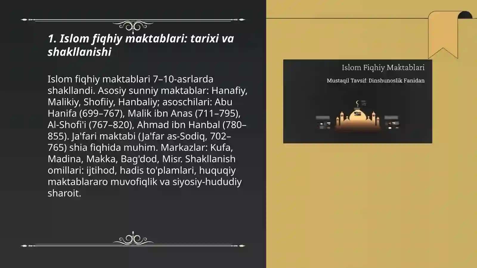 Islom fiqhiy maktablari 3