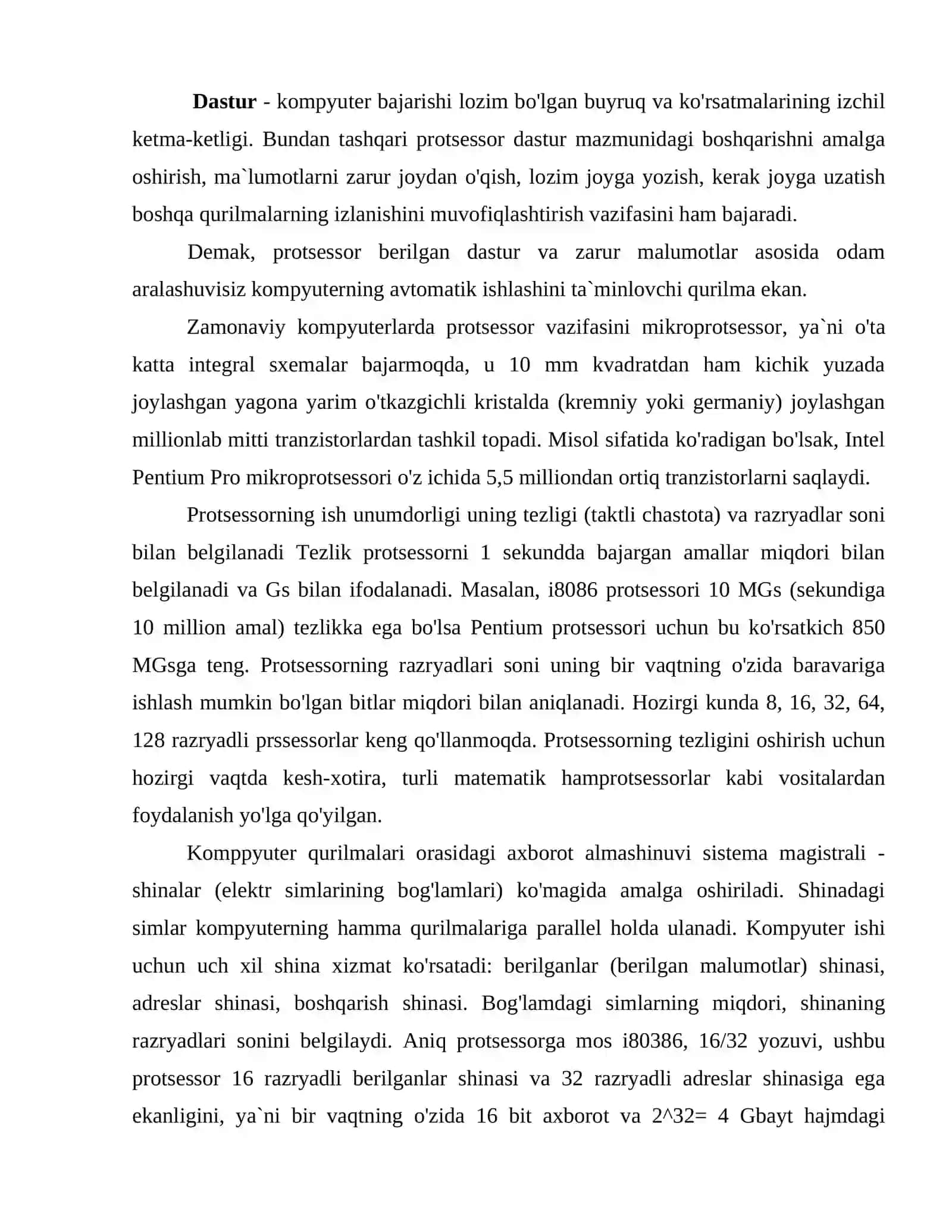 Kompyuterlar tarixi va rivojlanishi 3