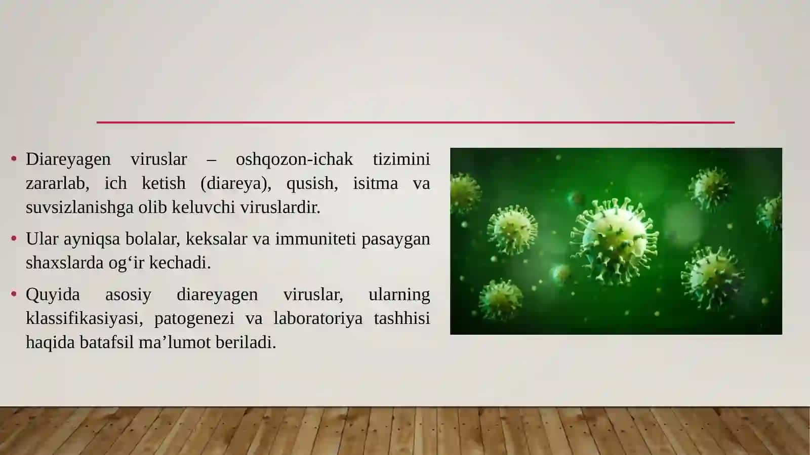 Diareyagen viruslar, klassifikasiyasi patogenezi laboratoriya tashhisi 3