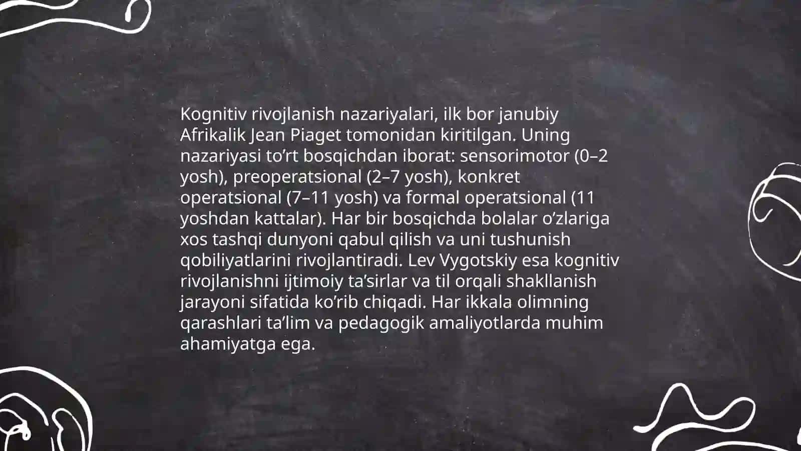 Ta’lim olganlikni tashxis etish 3