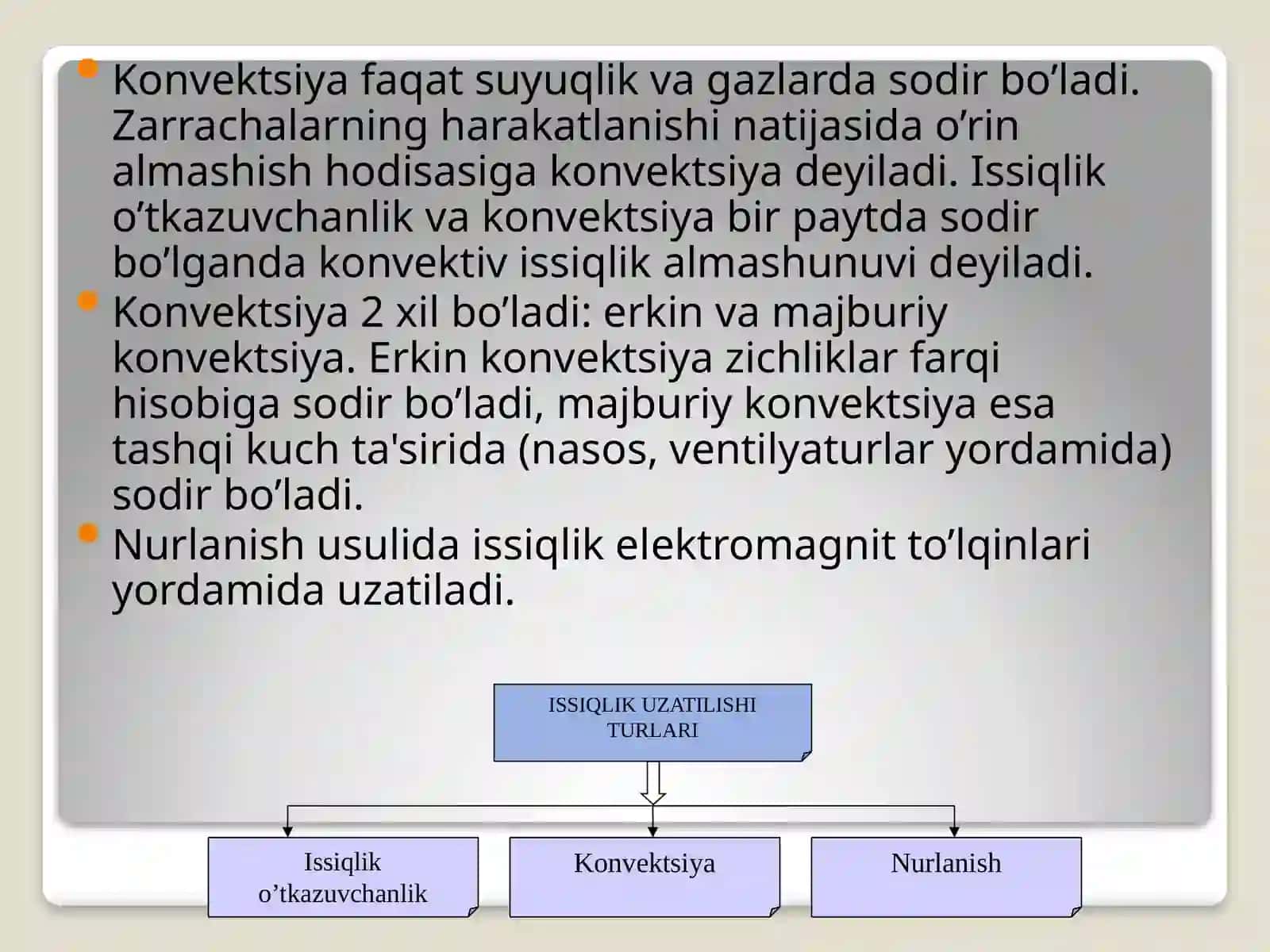 ISSIQLIK ALMASHINUVI ASOSIY TUSHUNCHALAR 3