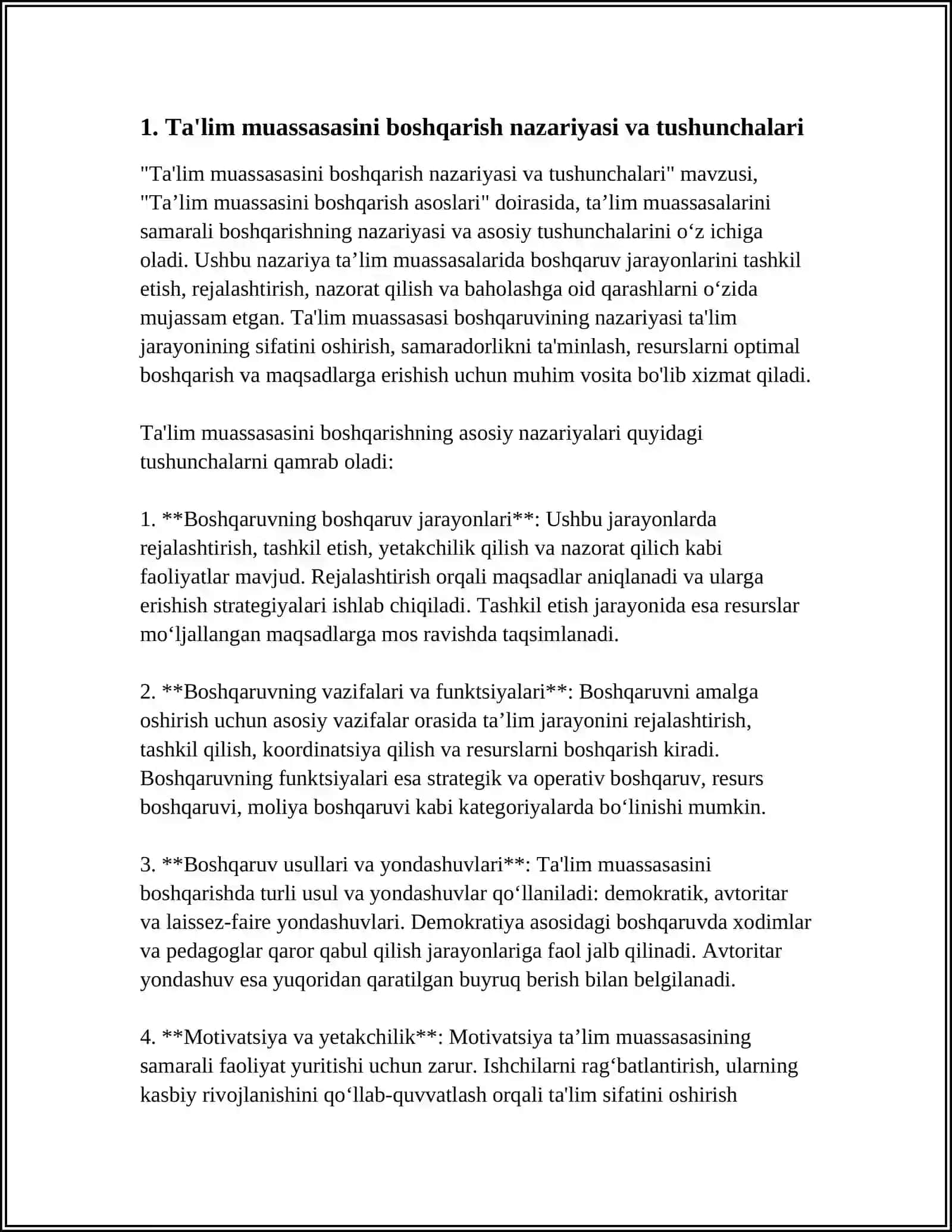 TAʼLIM MUASSASINI BOSHQARISH ASOSLARI 3