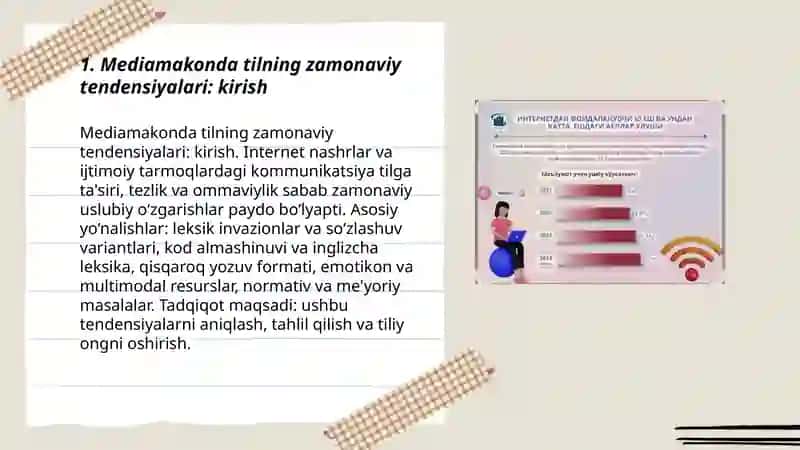 Zamonaviy tendensiyalar 3