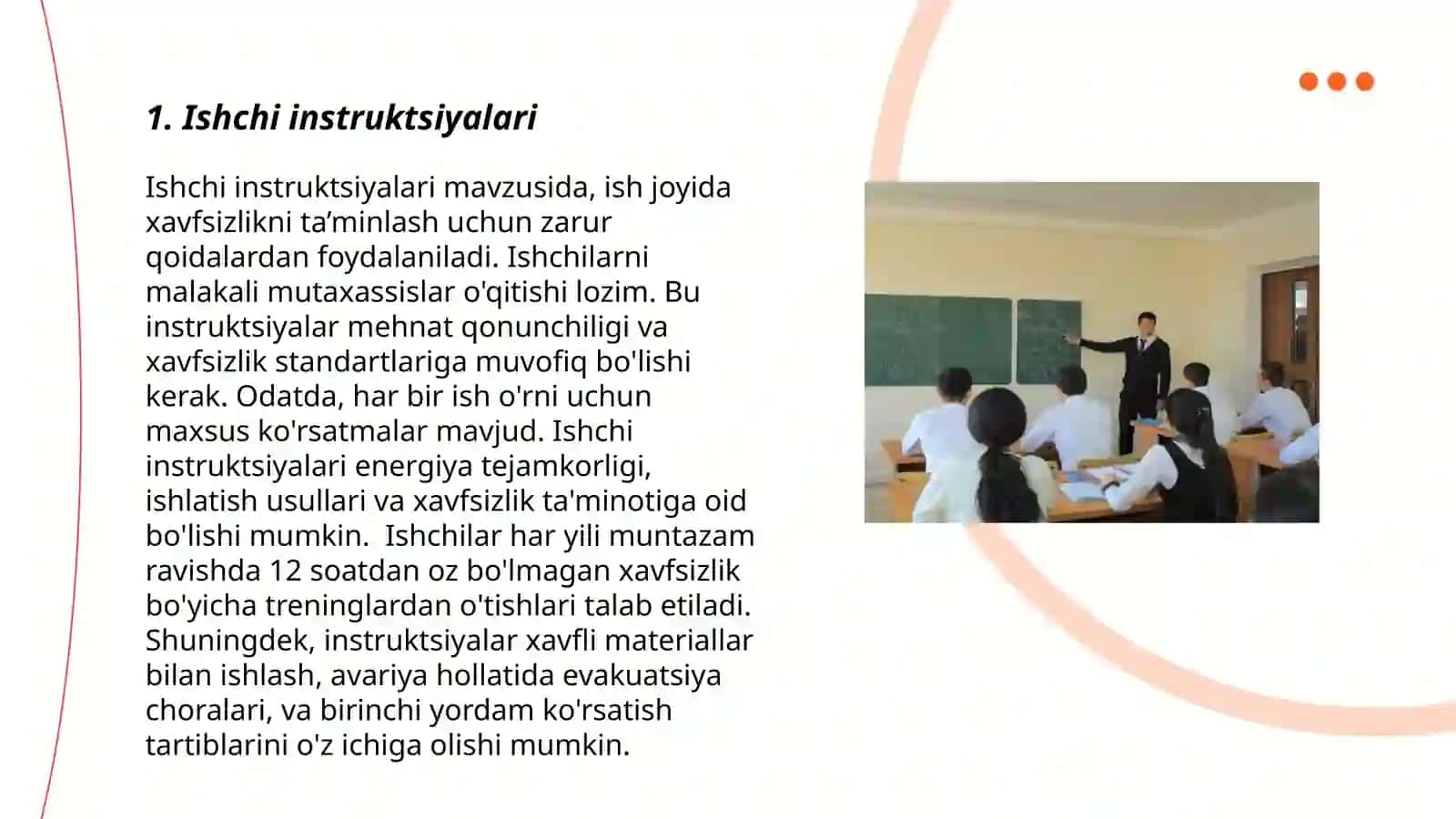 Ishchi instruktsiyalari 3