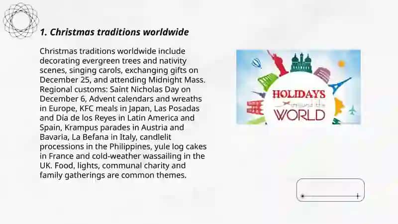 Holidays arounds the world 3