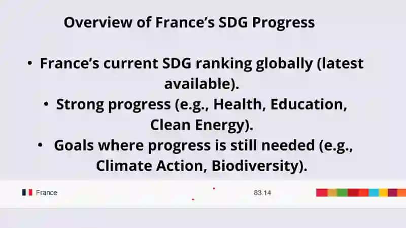 Presentation for SDG development 3