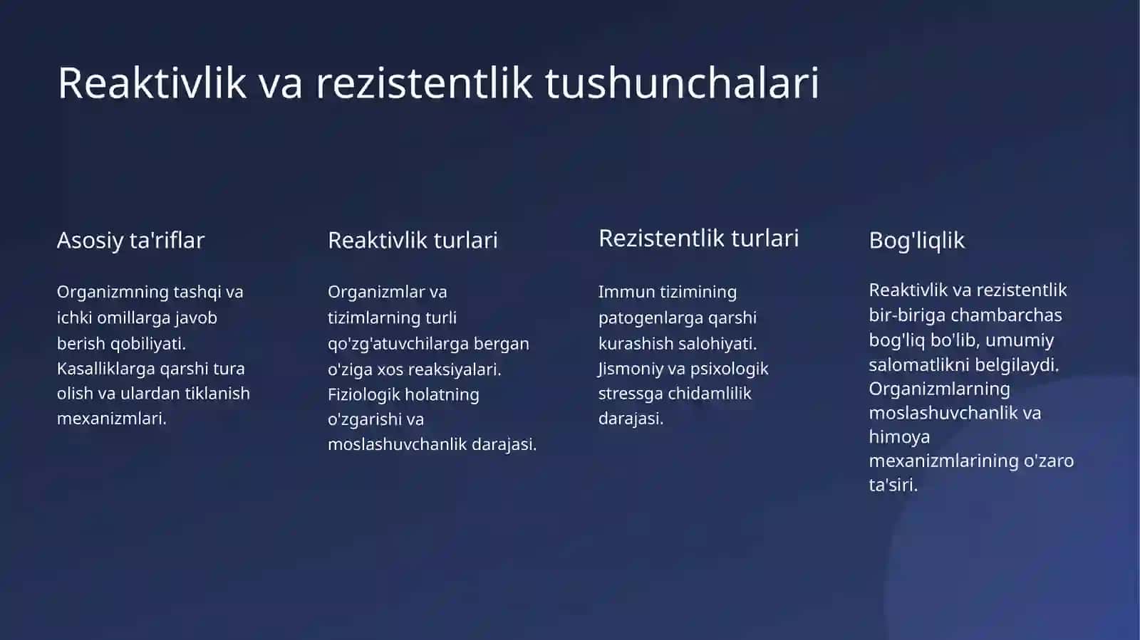 Reaktivlik va rezistentlikning shakllanishida nerv va asabendokrin sistemasining roli 3