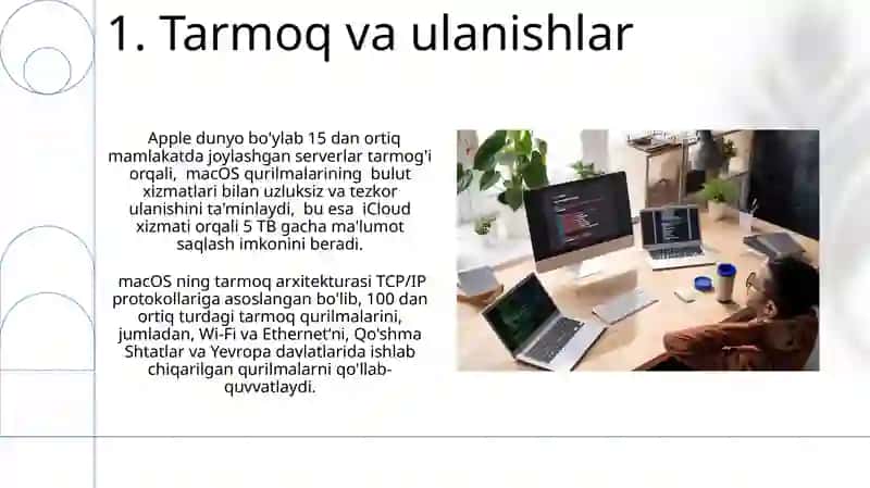 MacOS operatsion tizimlarining rivojlanishi va ishlash prinsipi 3