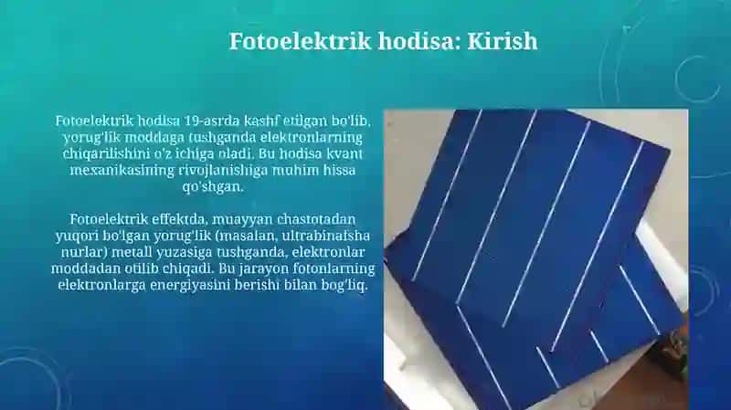 Fotoelektrik effekt 3
