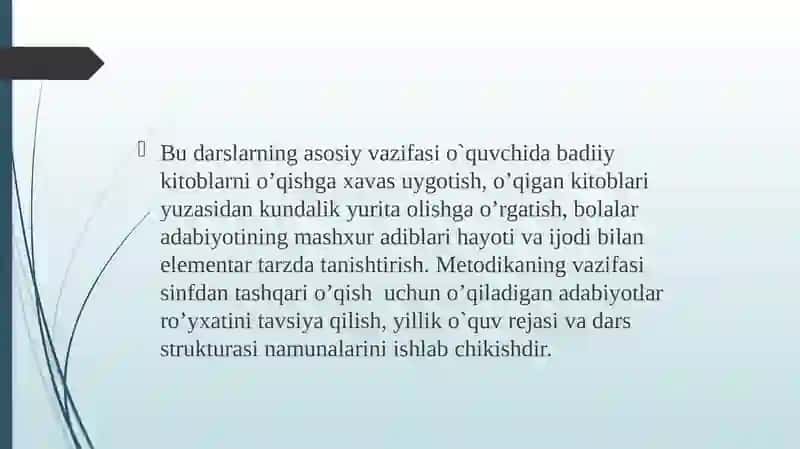 Sinfdantashqario’qish va unitashkiletish 3