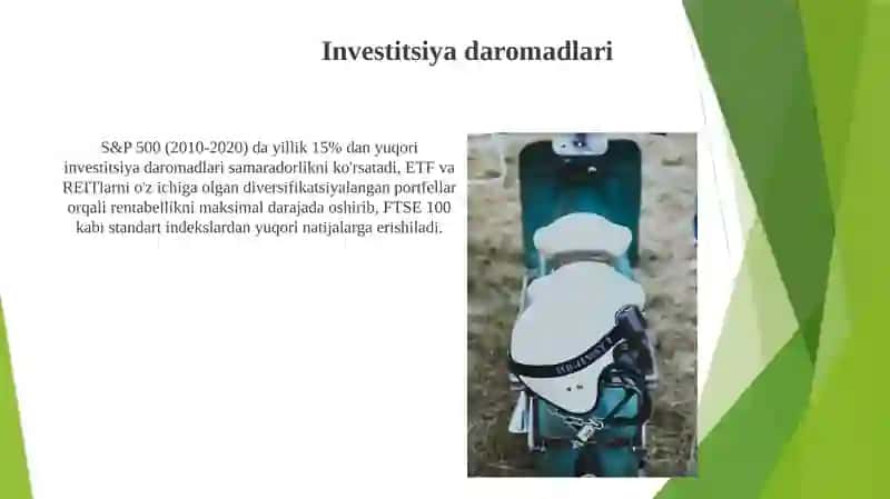 Investitsiya daromadlari 3