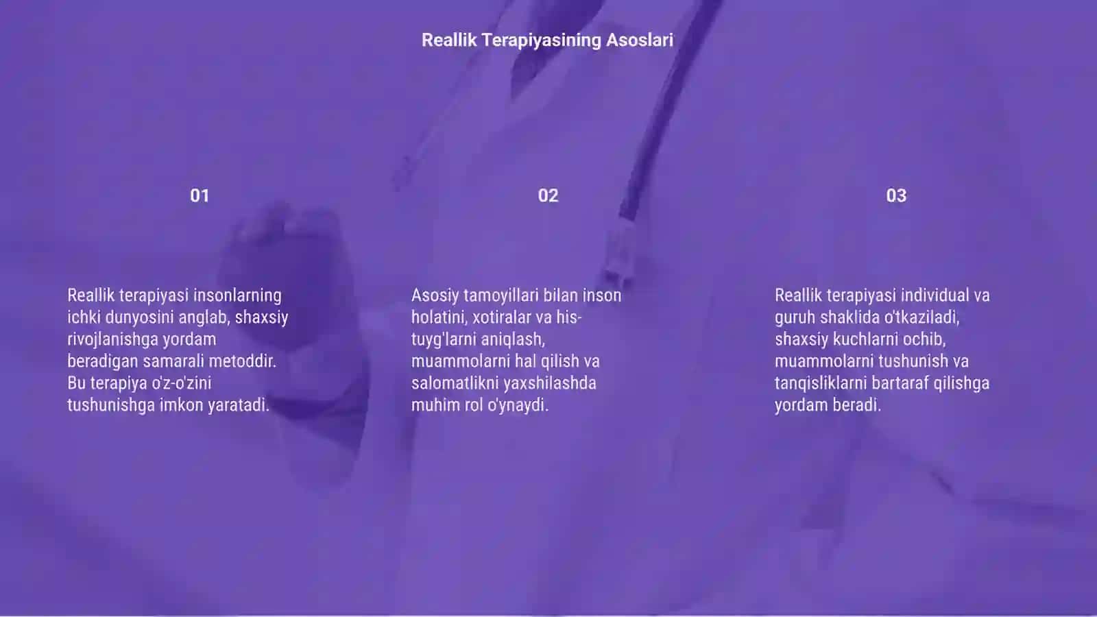 Reallik terapiyasi 3