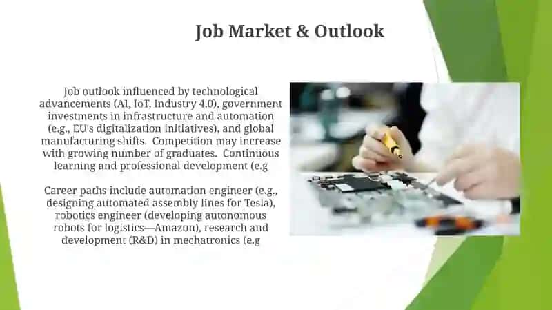 Mechatronic engineer career overview 3