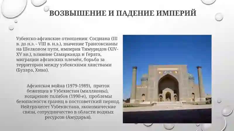 Взаимосвязь Узбекистана с Афганистаном 3