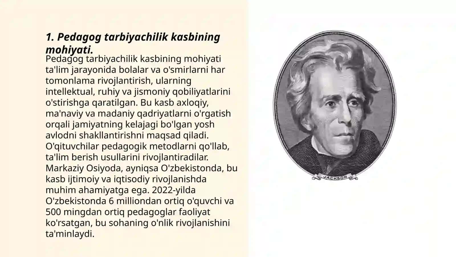Pedagog tarbiyachilik kasbi va uning jamiyatda tutganorni 3