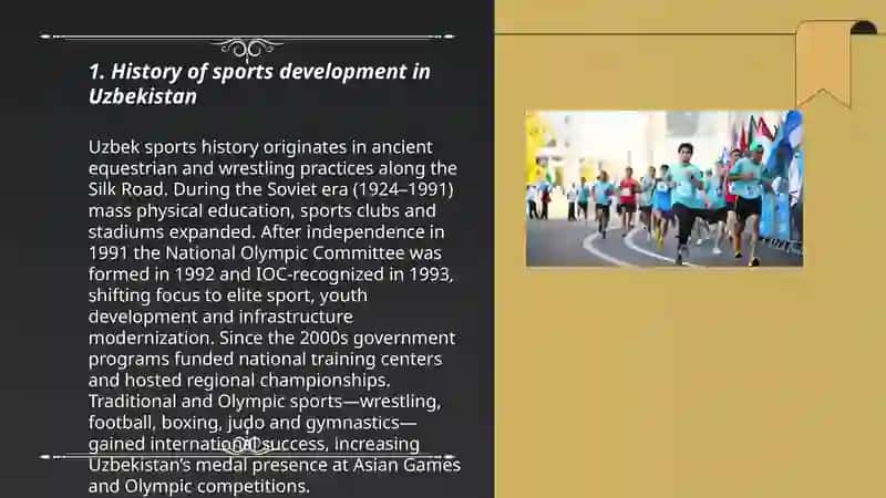 The developmen of sports in uzbekiston 3