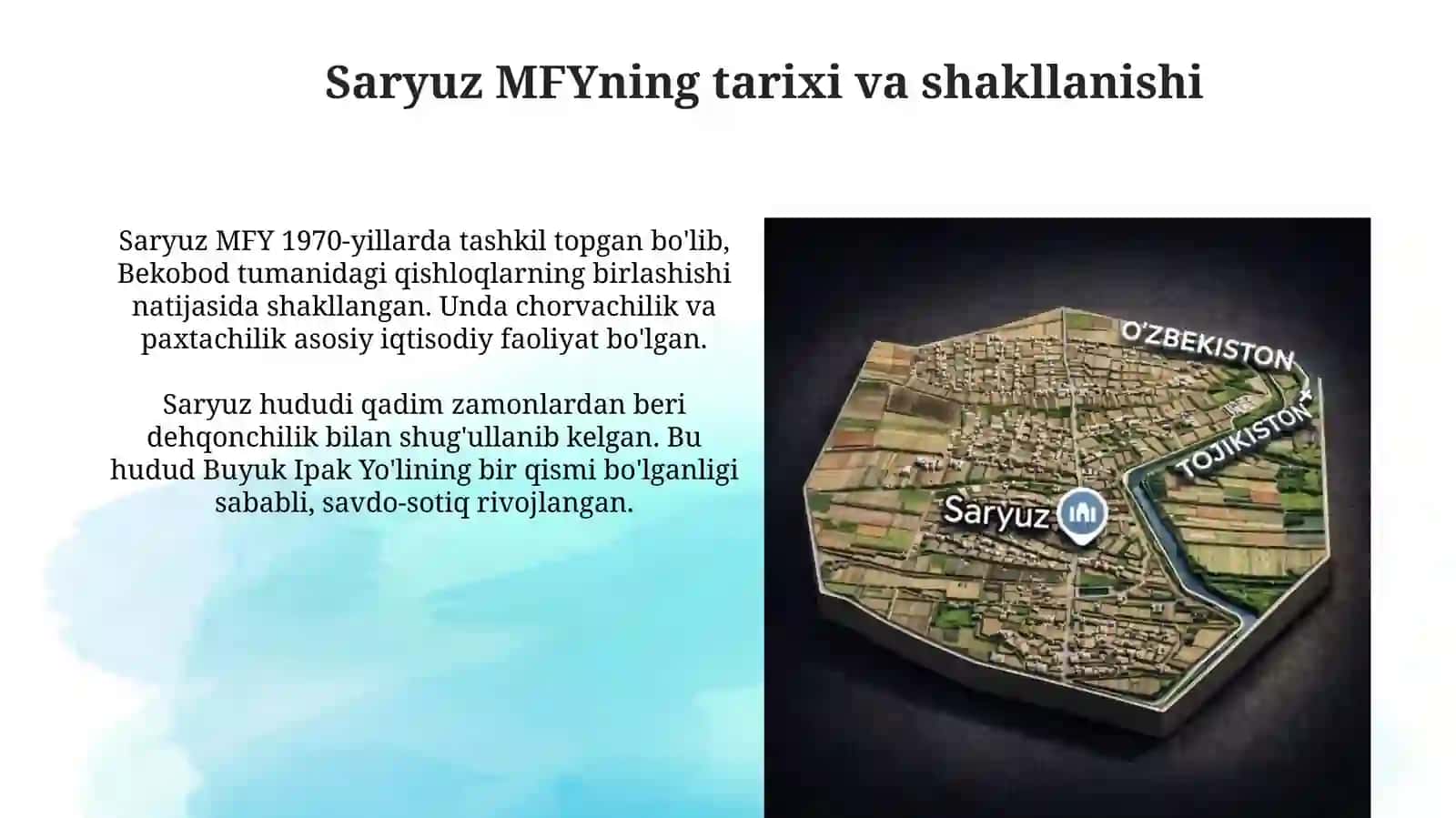 Saryuz mfy haqida malumot 3