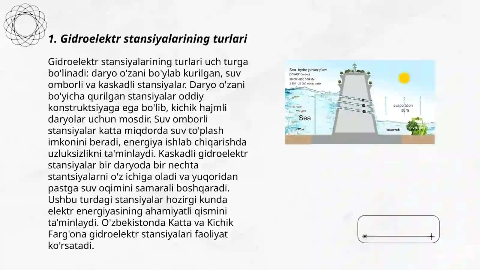 Gidroelektr stansiyalarining turlari 3