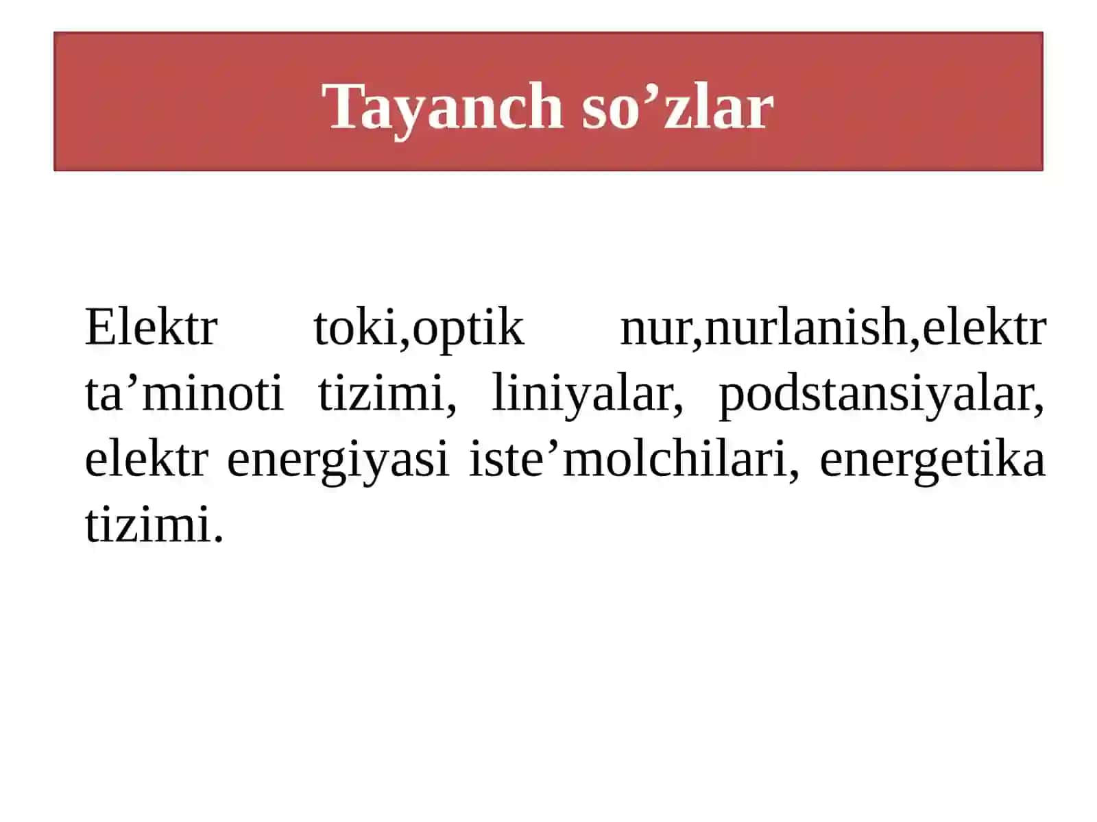 ELEKTR YORITISH VA NURLATISH 3