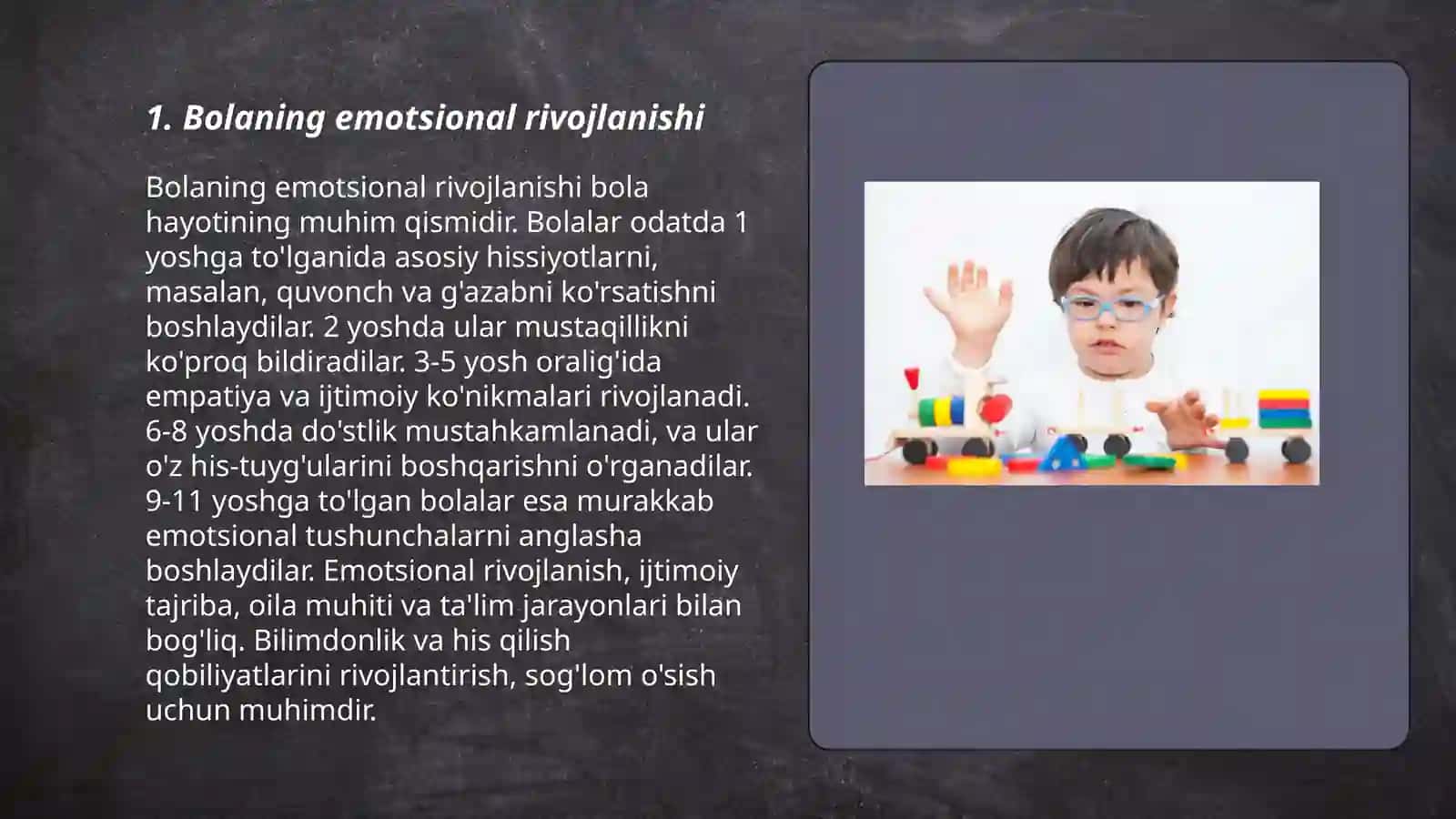 Bolaning ruhiy rivojlanishi 3