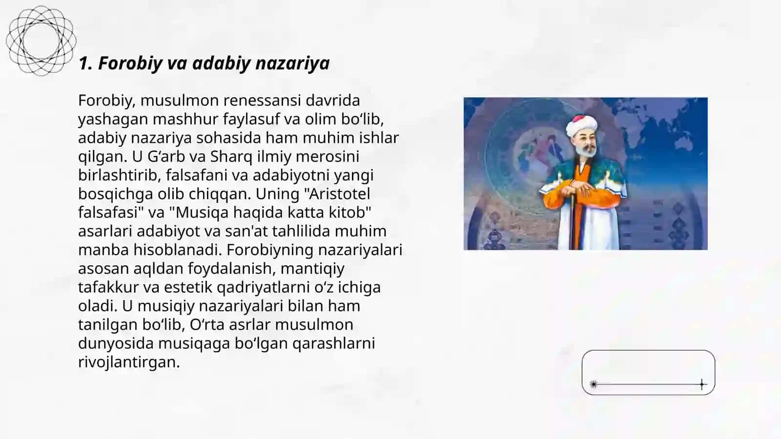 Forobiy va Beruniyning adabiy nazariy qarashlari 3