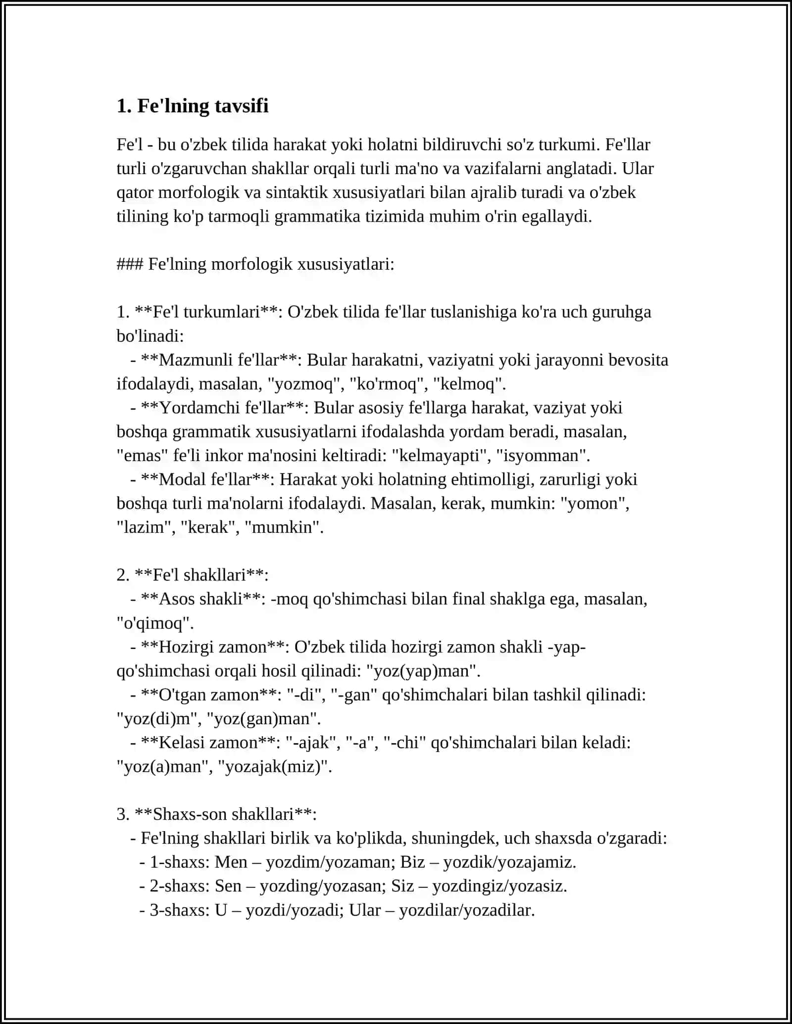 INGLIS TILIDAGI VERBS HAQIDA SLAYD 3