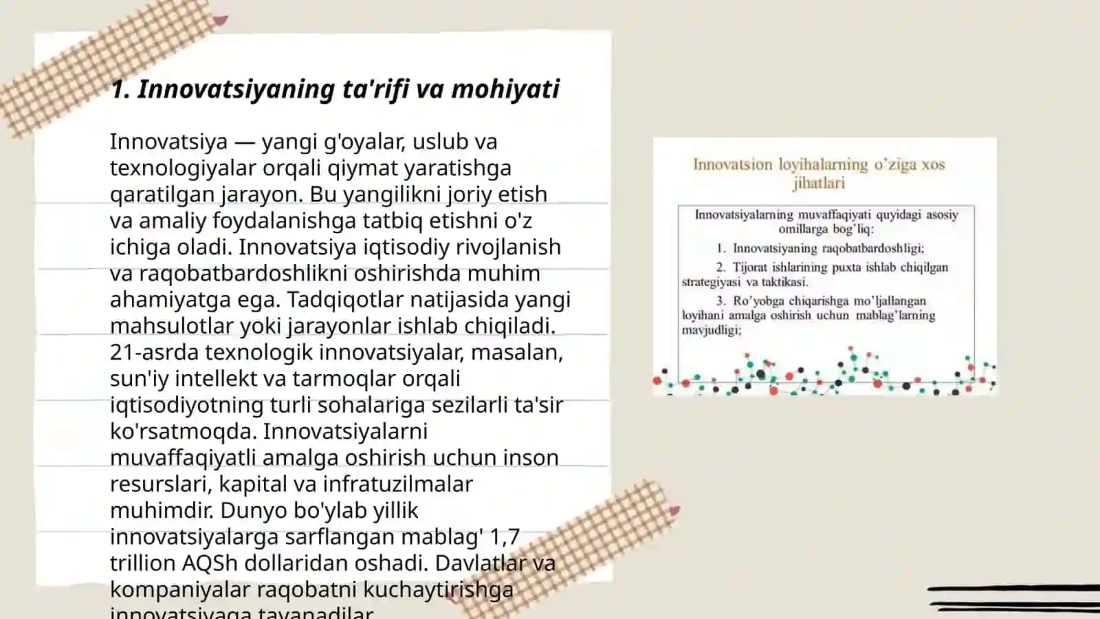 INNOVATSIYALARNING MOHIYATI VA HUSUSIYATI 3