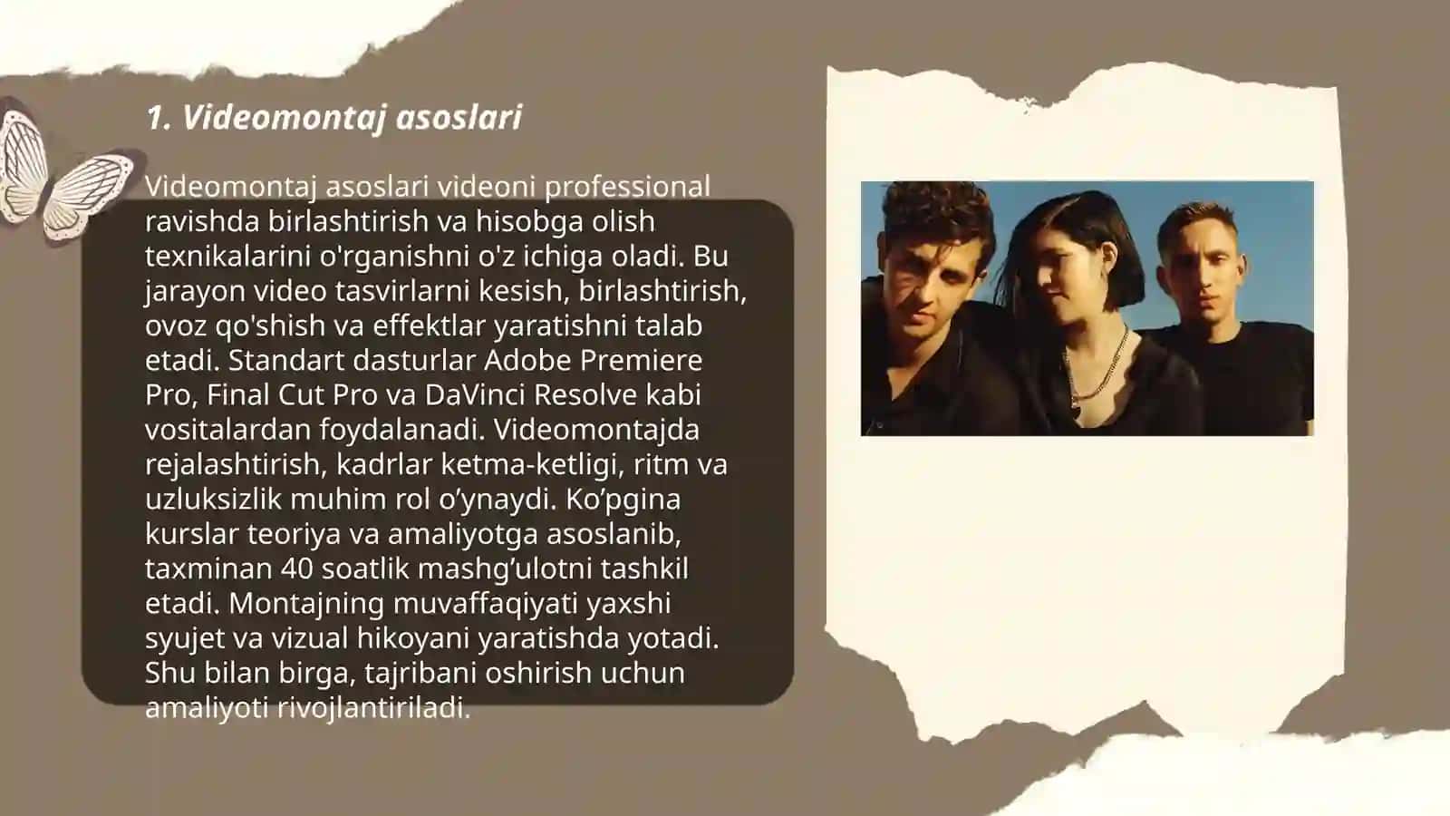 Videomontaj asoslari 3