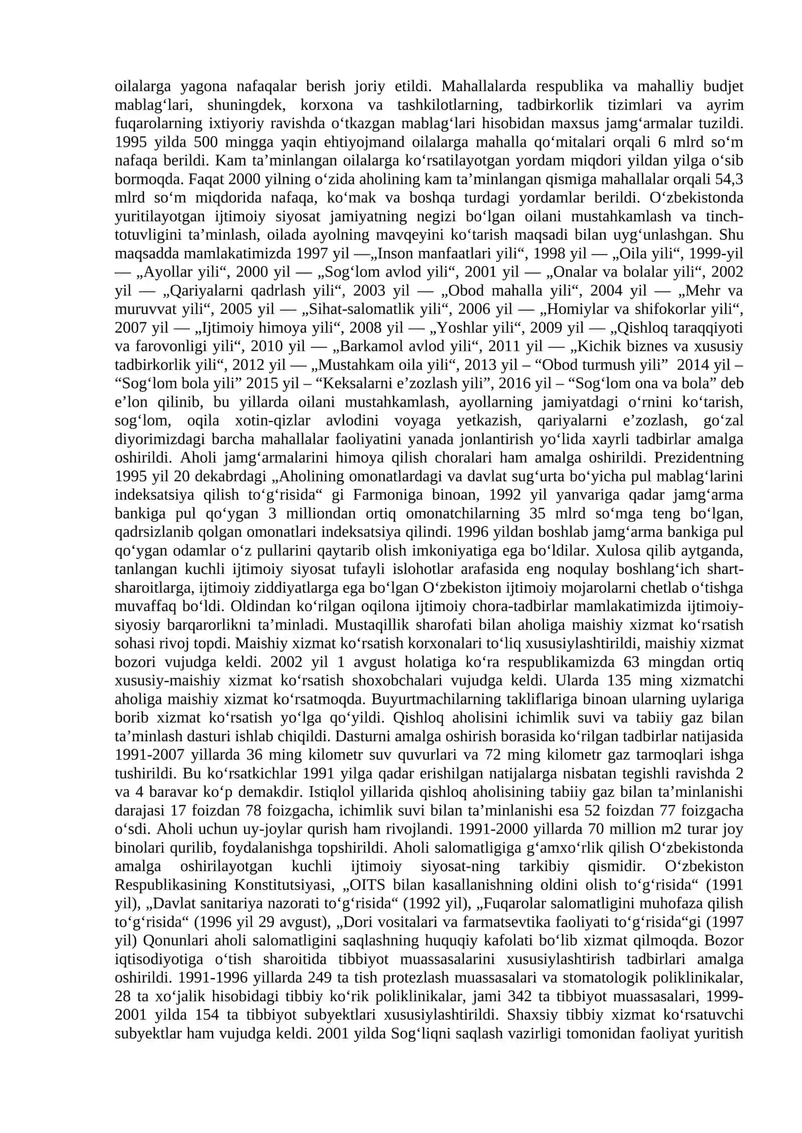 O‘ZBEKISTON RESPUBLIKASIDAGI IJTIMOIY O‘ZGARISHLAR 3