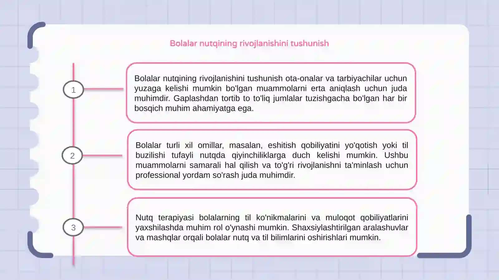 Bolalar nutqi masalalari. 3