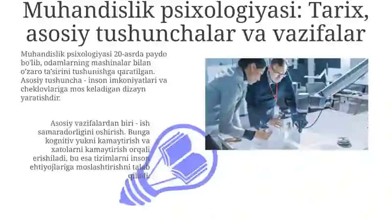 Muhandislik psixologiyasi 3
