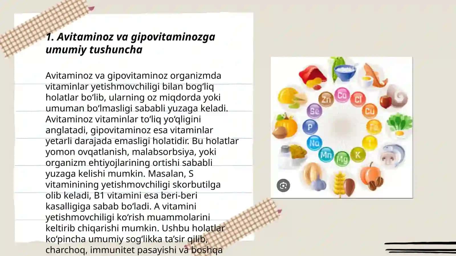 Avitaminoz va gipovitaminozlar 3
