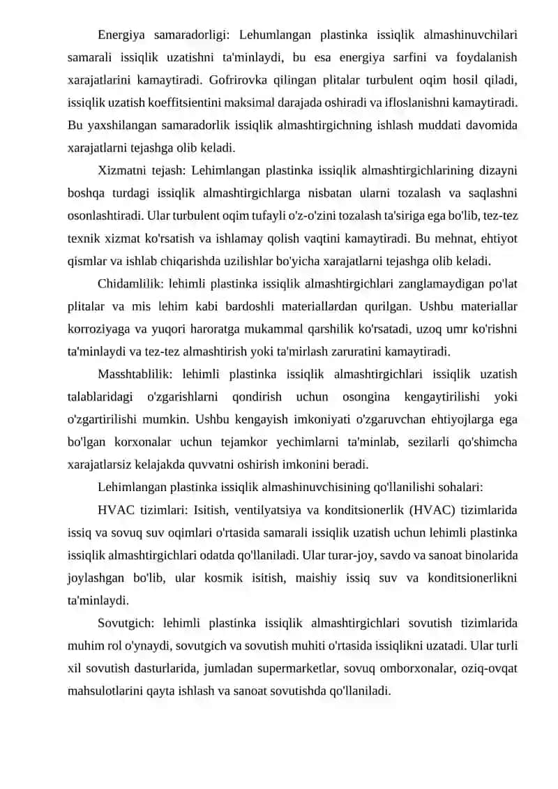 Lehimlangan plastinka issiqlik almashinuvchisi 3