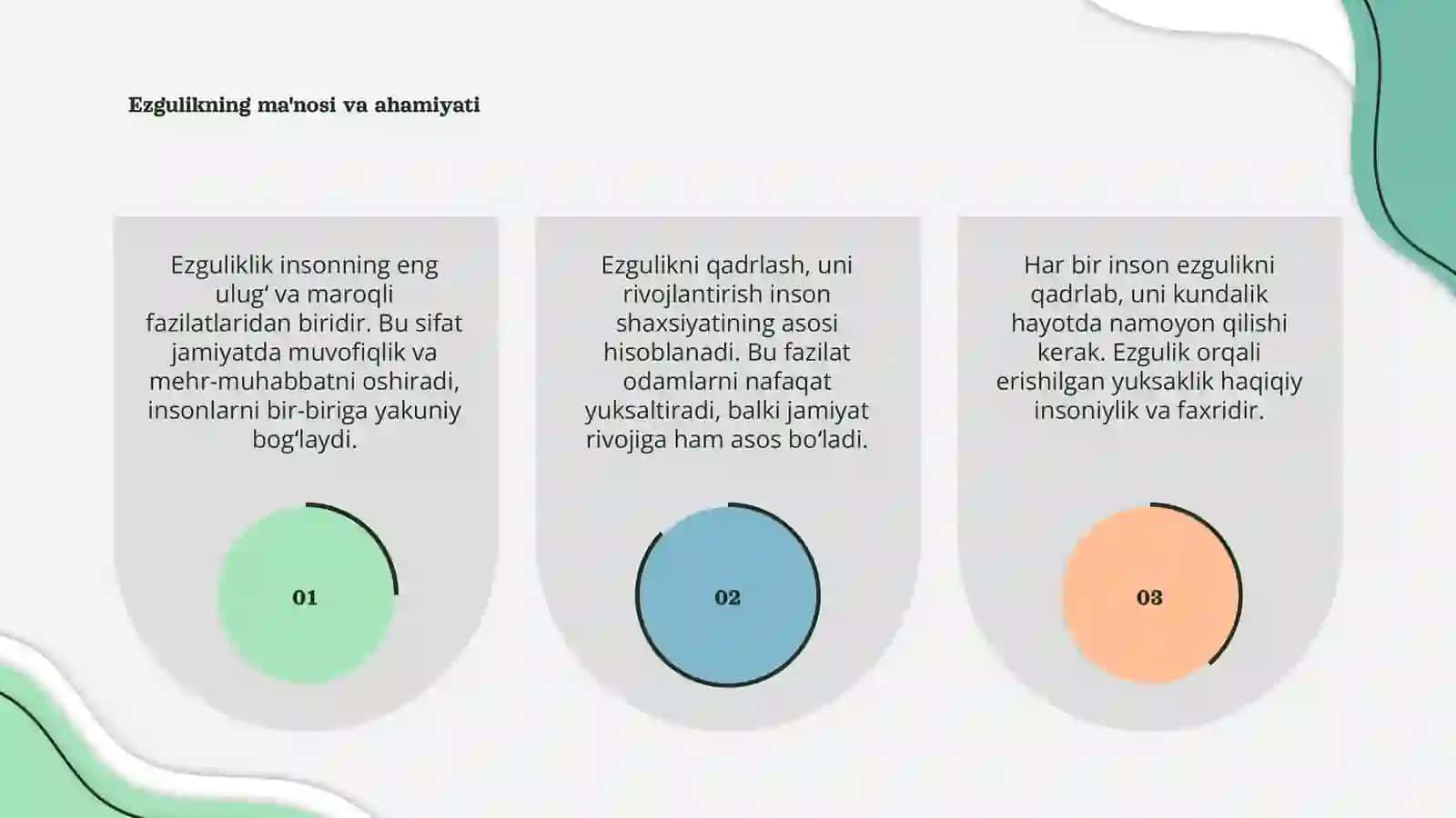 Ezgulikni ulug'lagan inson - jamiyat faxri 3
