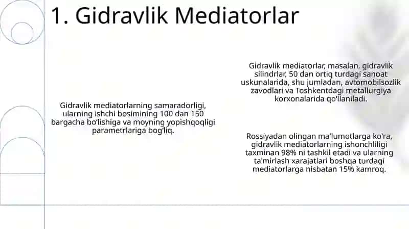 Gidravlik Mediatorlar 3