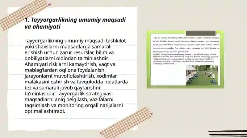 Tayyorgarlikning maqsadi va vazifalari 3