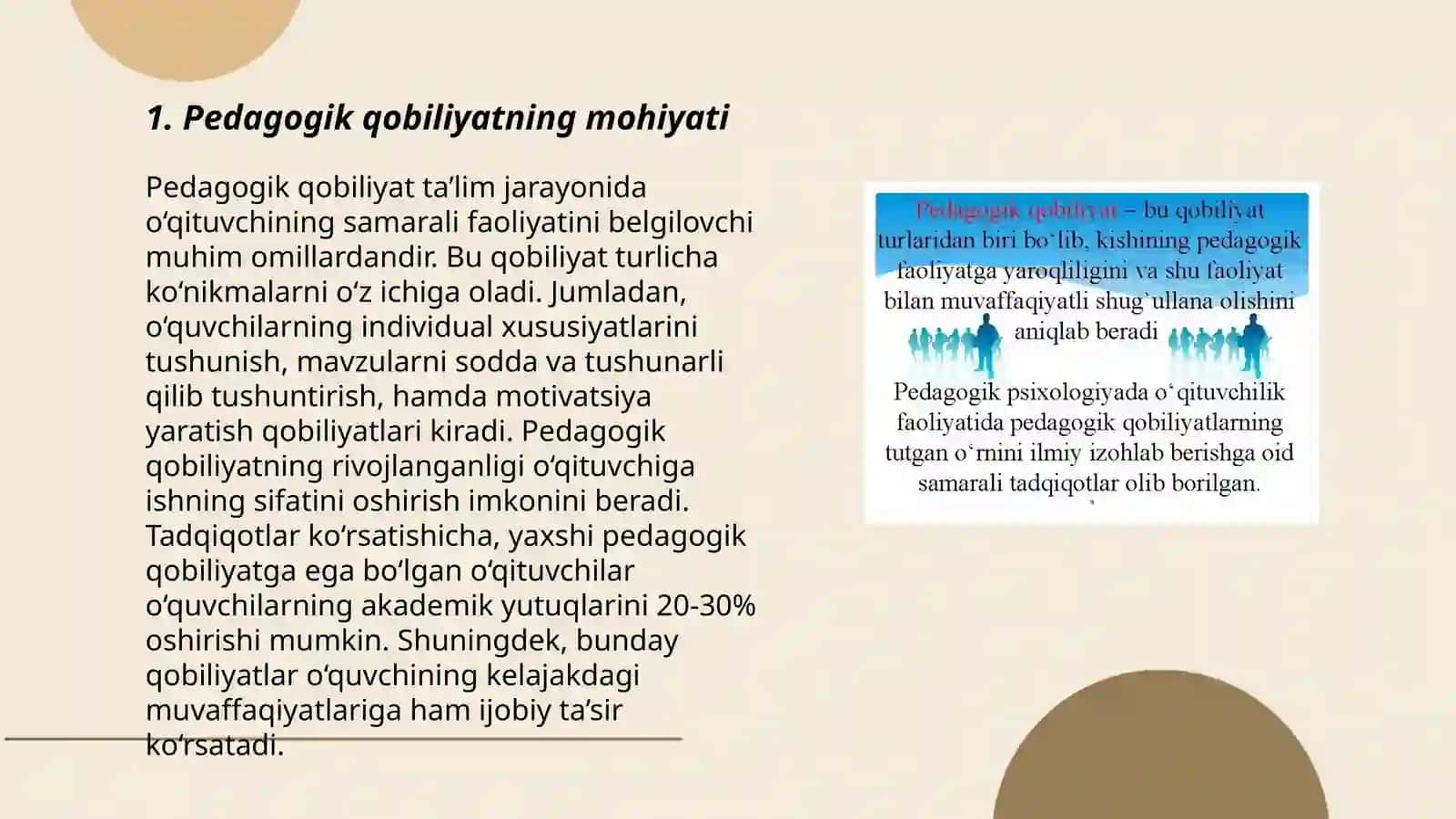 Pedagogik qobiliyatning mohiyati 3
