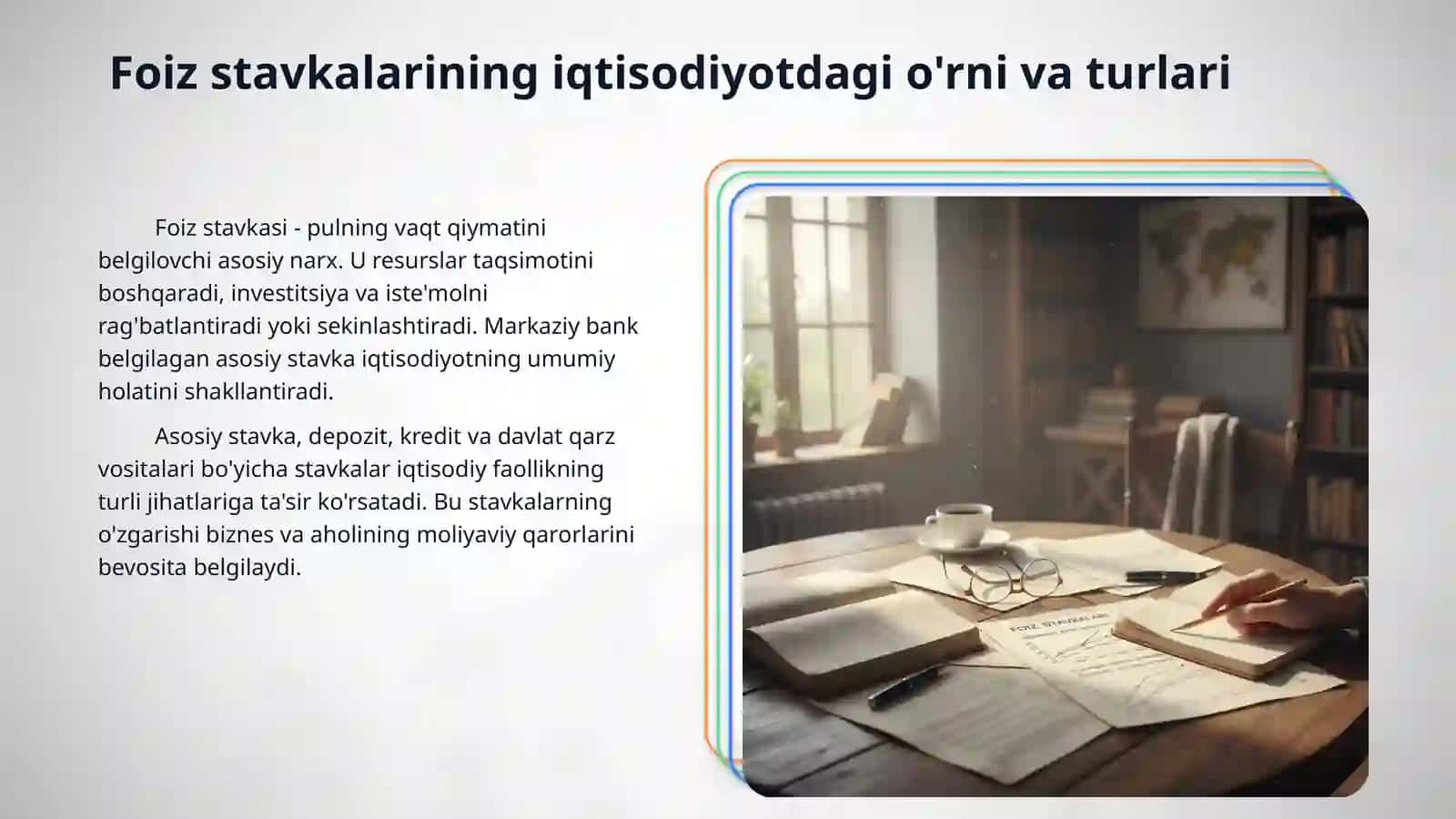 Foiz stavkalari 3