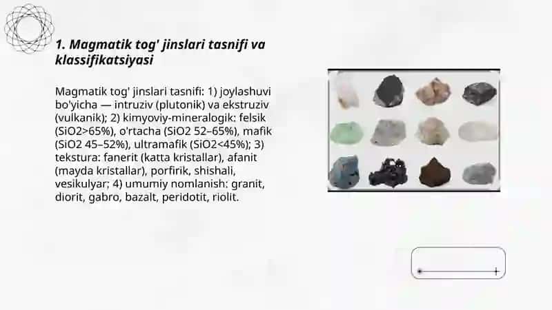 Magmatik va metaformik tog'lar 3