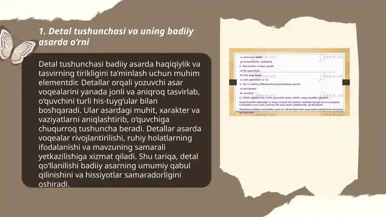 Badiiy asarda detal mavzusi 3