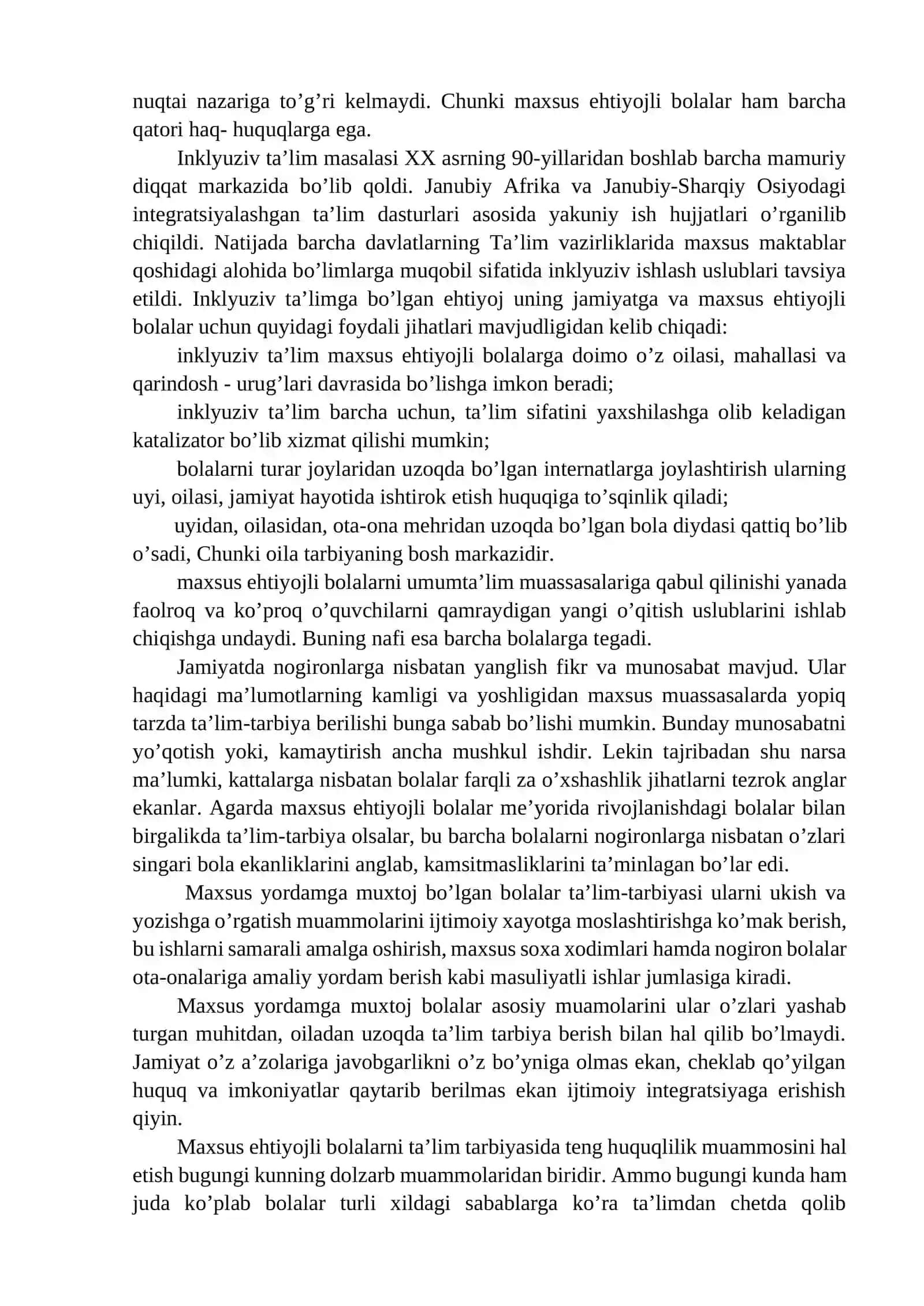 Inklyuziv ta’limning uslubiy asoslari 3